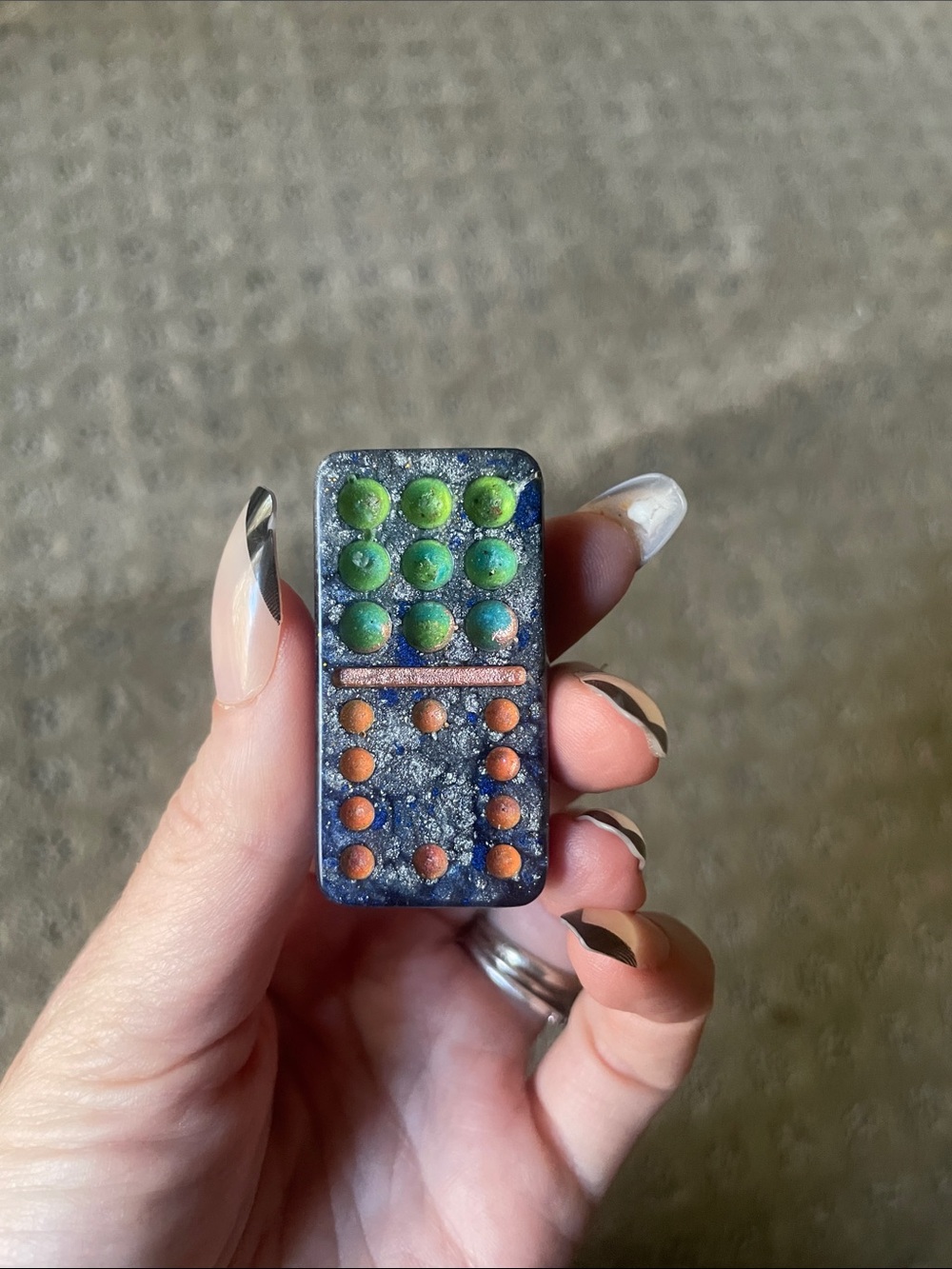 Handmade Domino Magnet